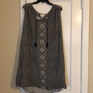 Black and white dress